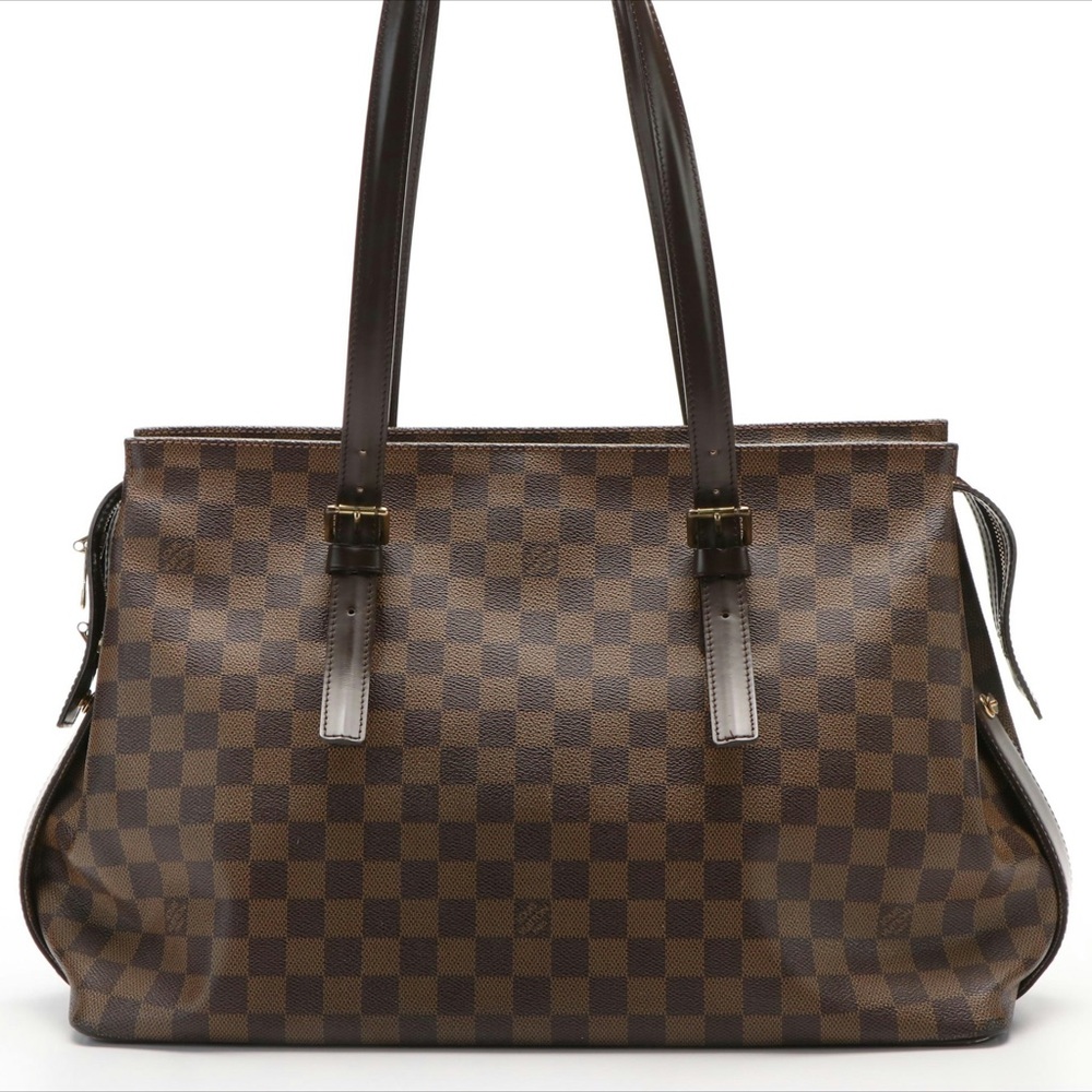 Louis Vuitton Chelsea Damier Ebene Canvasvas Shoulder bag